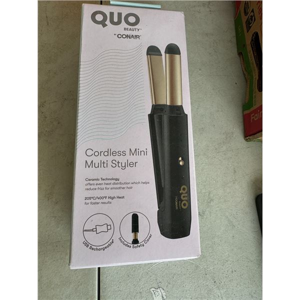 Cordless mini multi styler