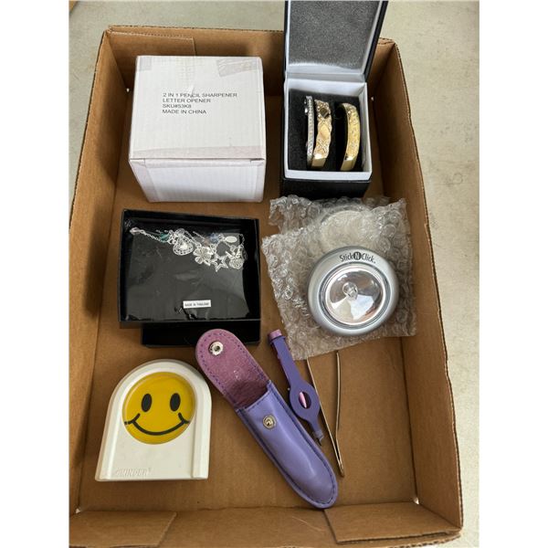 Assorte jewelry, lights and other