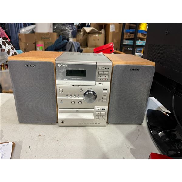 Sony shelf stereo