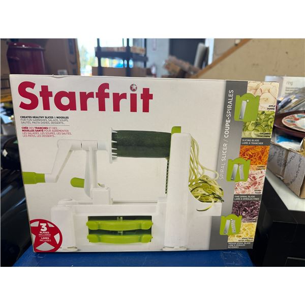 New Starfrit spiral slicer
