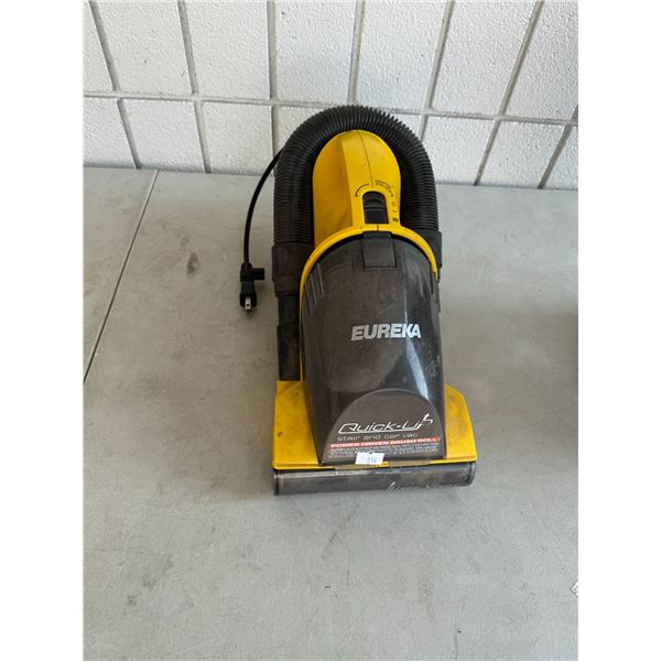 Eureka, stair, and car vacuum