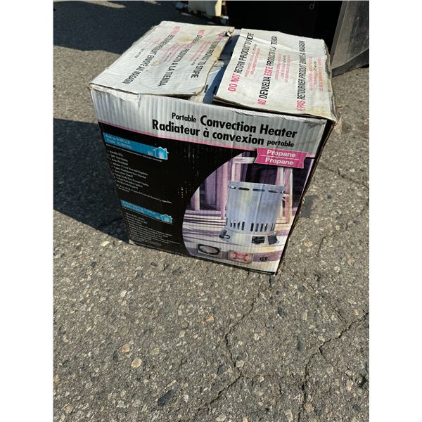 Portable convection heater propane
