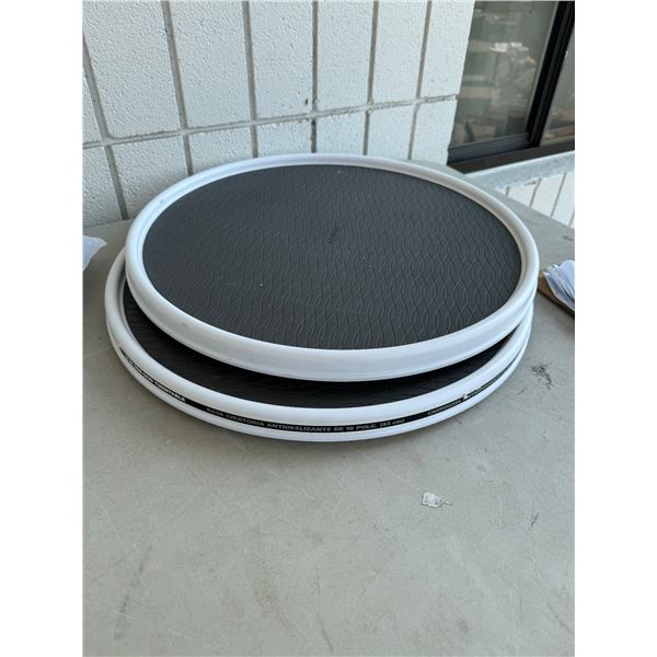 2 18 inch Lazy Susan's