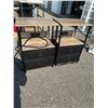 Image 1 : Pair of side tables with power outlets