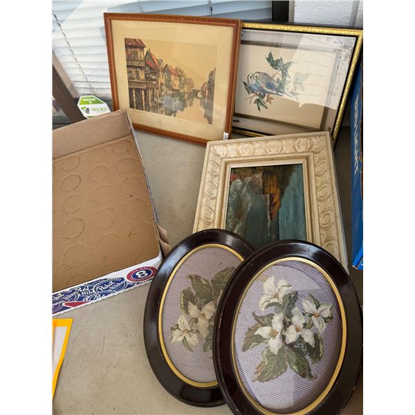 Miscellaneous frames and artwork