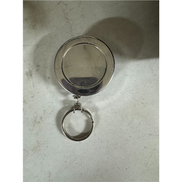 Belt key holder with chain