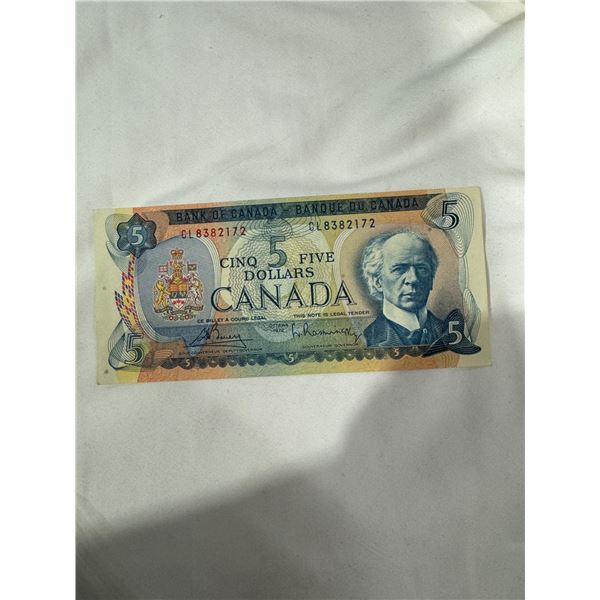 1972 $5 Canadian