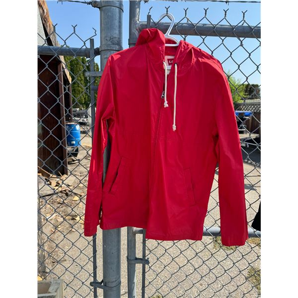 Levi's red windbreaker size large