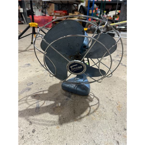 Vintage fan (turns slow, needs oil or service)