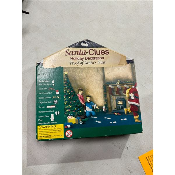 Proof of Santa's visit Holiday decoration, Santa clues