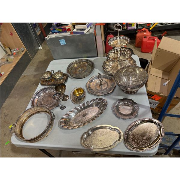 Silver plate items