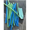 Image 1 : Pool noodles and board
