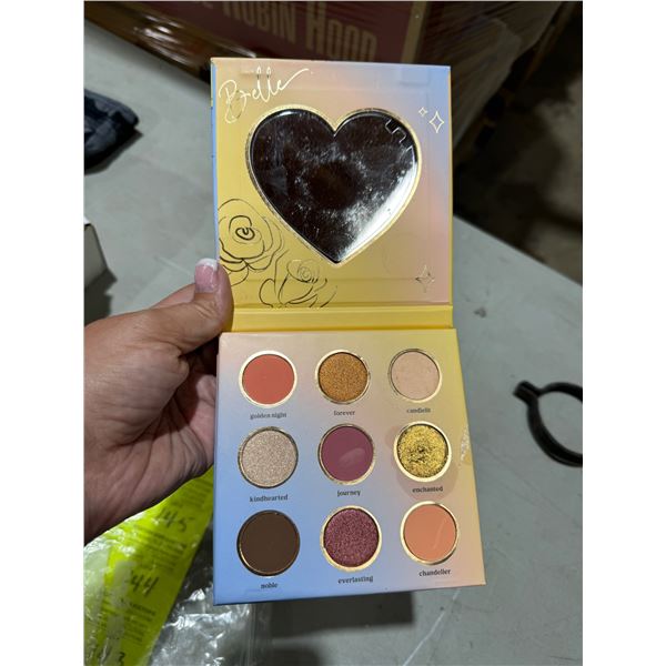 the crème  shop bell enchanted rose nine color, palette, Disney princess