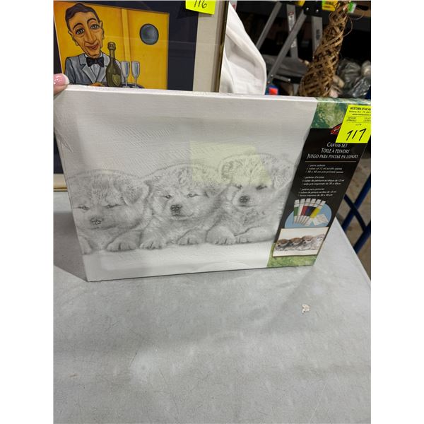 Canvas artist set