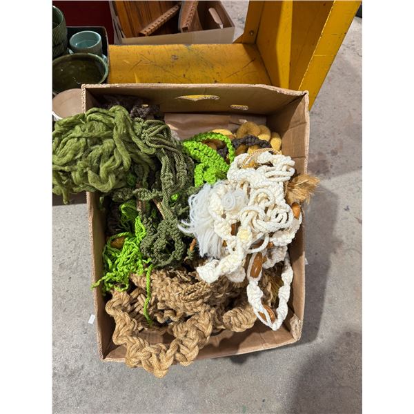 Macramé plant holders