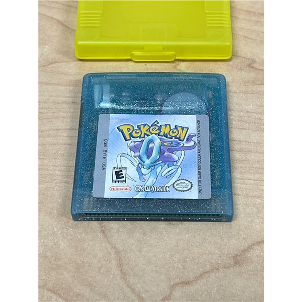 Pokemon Crystal Version - Nintendo Game Boy Color - see photos, not tested - Gameboy