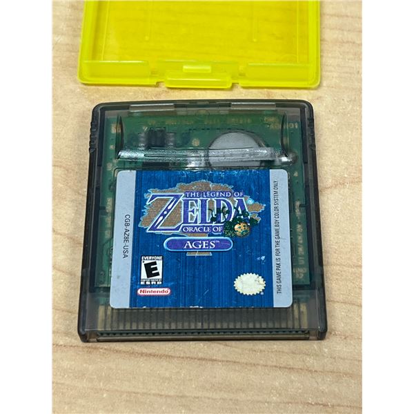 The Legend of Zelda Oracle of Ages - Nintendo Game Boy Color - see photos, not tested