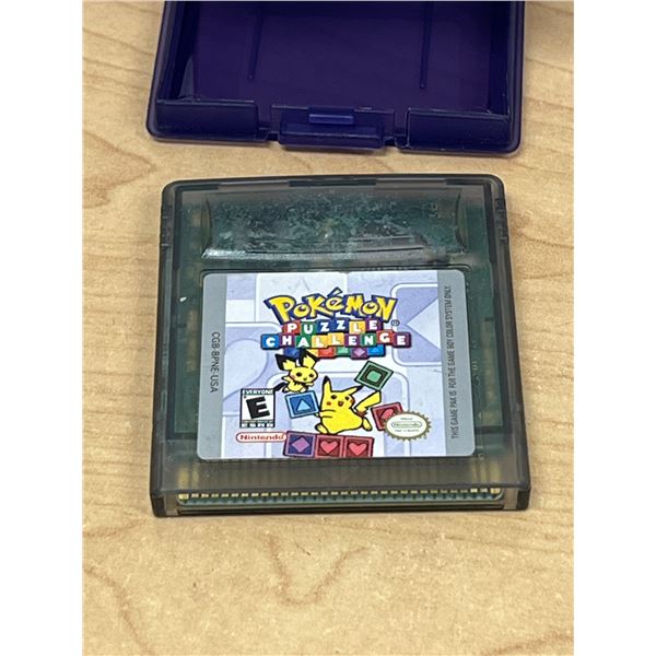 Pokemon Puzzle Challenge - Nintendo Game Boy Color - see photos, not tested - Gameboy
