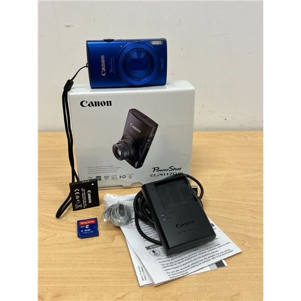 Canon Power Shot Elph 170IS Digital Camera 20 Megapixel 12X Optical & Accessories, powers up