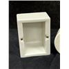 Image 7 : Vintage Ceramic Ideal Moistener Stamps / Envelopes - Sengbusch Self-Closing Ink Stand Co.