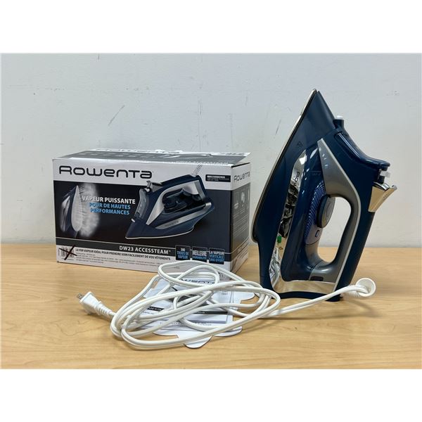 Rowenta DW23 Hand Held Steam Iron - open box, see all photos