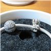 Image 7 : PANDORA bracelet with 3 charms in a Pandora Jewelery Box