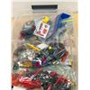 Image 7 : Lot of Lego Pieces & Minifigs as pictured - container approx: 16x10 and 6"T