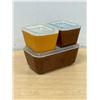 Image 1 : 3 Pyrex Refrigerator Fridge Dishes & Lids - Largest 1.5 Pt. - nice overall