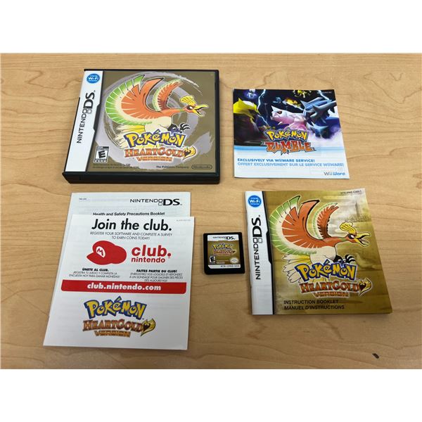 Pokemon HeartGold Version - Nintendo DS - not tested, see all photos