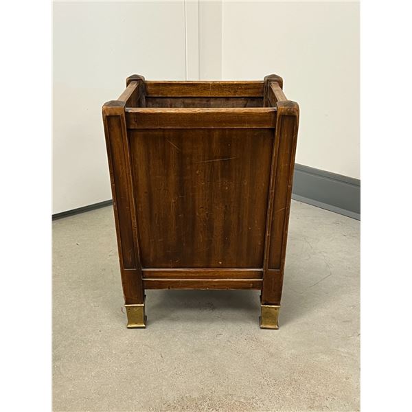Vintage Wooden Umbrella Stand / Plant Holder - Approx: 13x13 & 17"T