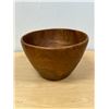 Image 1 : Mid Century Teak Fruit / Salad Bowl - Approx: 9.75"W 6.25"T