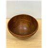 Image 3 : Mid Century Teak Fruit / Salad Bowl - Approx: 9.75"W 6.25"T