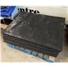 Image 2 : 20 Heavy Duty Rubber Flooring Mats - each one is 48 x 36" - see all photos