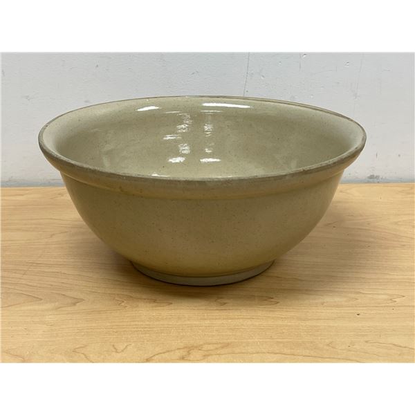Vintage Medalta Stoneware Dough Bowl / Mixing Bowl - large approx: 12"W 5.25"T