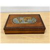 Image 1 : Nice Wooden Trinket / Storage Box - Approx: 11.75x8x2.5"