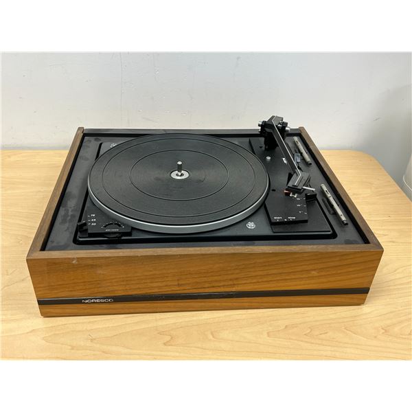 Dual 1210 Turntable Record Player - with cabinet, not tested - see all pictures for details