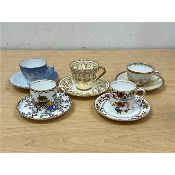 Hammersley / Aynsley & Other Demitasse Cups and Saucers - see all photos