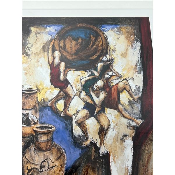 Deplacer Les Montagnes (Moving Mountains) 111/175 Framed Art - see all photos 15.25x17.25"