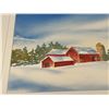 Image 3 : Patty Christie Landscape Farm Scene - Approx: 17.25x20.25" see all photos