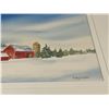 Image 4 : Patty Christie Landscape Farm Scene - Approx: 17.25x20.25" see all photos