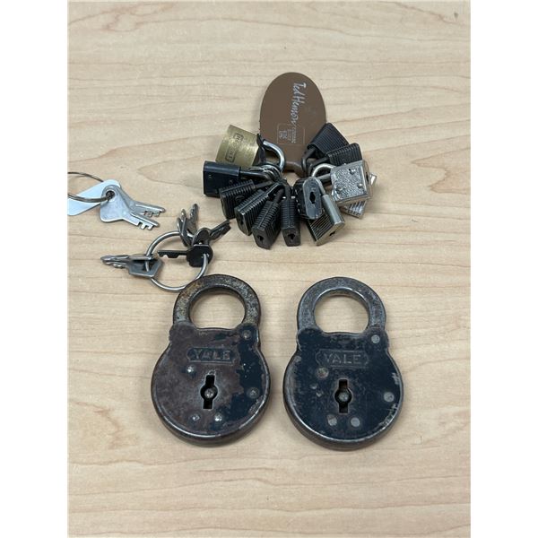 Lot of Various Locks & Keys - Keys not verified to locks - see all photos