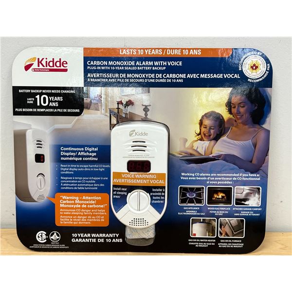 New Kidde Carbon Monoxide Alarm With Voice - see all photos