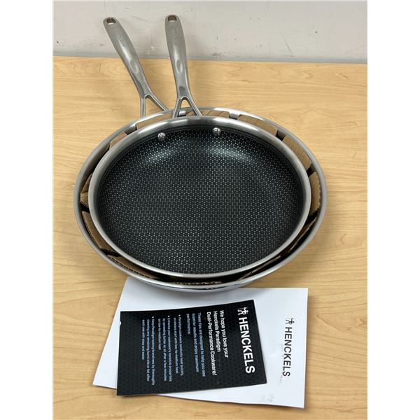 2 New Henckels 10.75 & 12.5" Frying pans