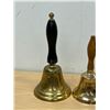 Image 3 : 2 Brass / Metal School Bells - 10 & 7.5"