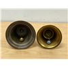 Image 4 : 2 Brass / Metal School Bells - 10 & 7.5"