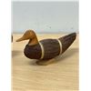 Image 7 : 2 Straw "Whisk Broom" Figural Ducks - widest 6.5"