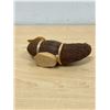 Image 8 : 2 Straw "Whisk Broom" Figural Ducks - widest 6.5"