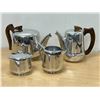 Image 1 : Stunning Mid Century Picquot Ware (England) Coffee / Tea Pots with Cream and Sugar