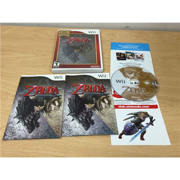 Nintendo Wii The Legend of Zelda Twilight Princess - nice condition - see all photos