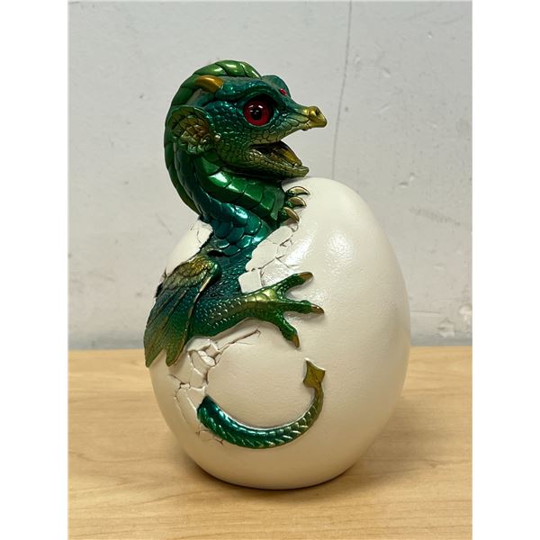 Signed Melody Pena Windstone Editions (N. Hollywood, CA) Hatching Emperor Dragon 6"